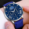 Fashionable trend belt, calendar, quartz watches, men's watch