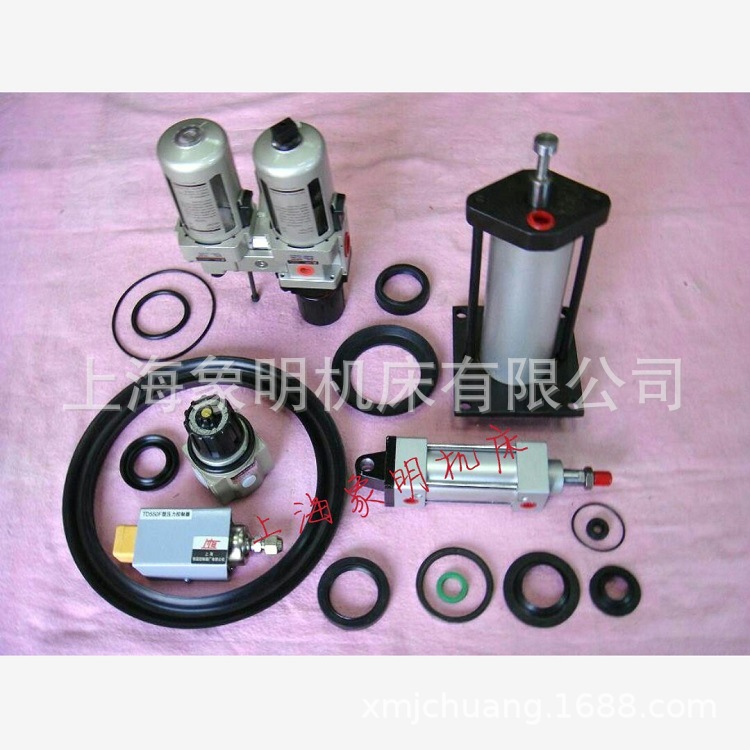 上海第二锻压机床厂JH21-45吨摩擦片平衡器气缸活塞拉杆L形密封圈