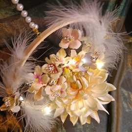 2026年新款古风花灯灯笼手工玉兔子花灯儿童手提古风小宫灯装挂饰