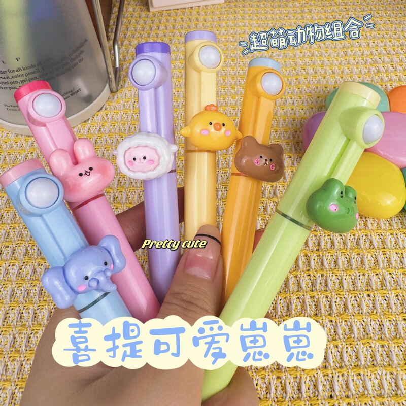 KOMI創意解凍ローラー蛍光ペン卸売り学生専用重点メモ高颜値手帳ペン|undefined