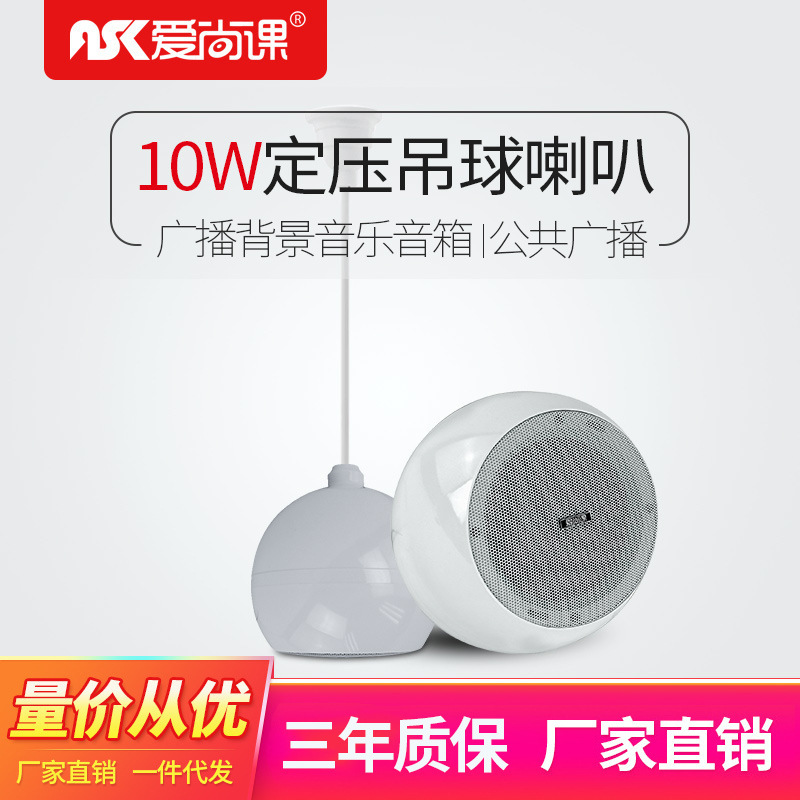 Aichang KD-901 Hanging Ball Audio Restaurant Speaker Ceiling Ceiling Speaker Wall Hanging Coffee Shop Supermarket