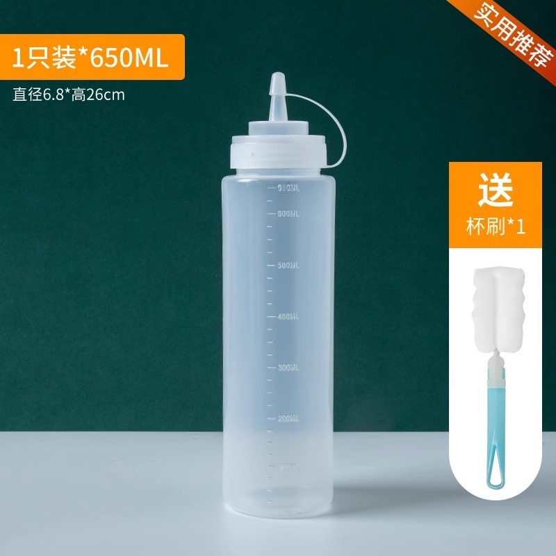 塑料食品级商用挤压瓶醋果酱番茄沙拉酱油瓶调料瓶厨房油壶|undefined