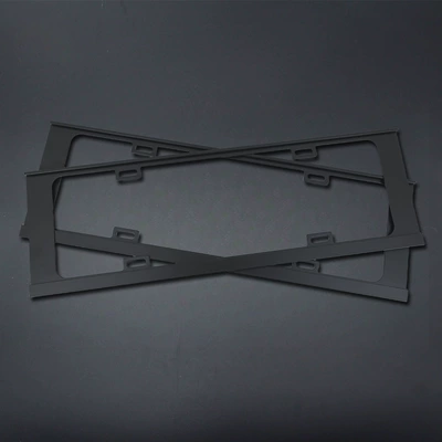 license plate frame, License plate holder/license plate holder - 15-magnesium-alloy-black-new-energy