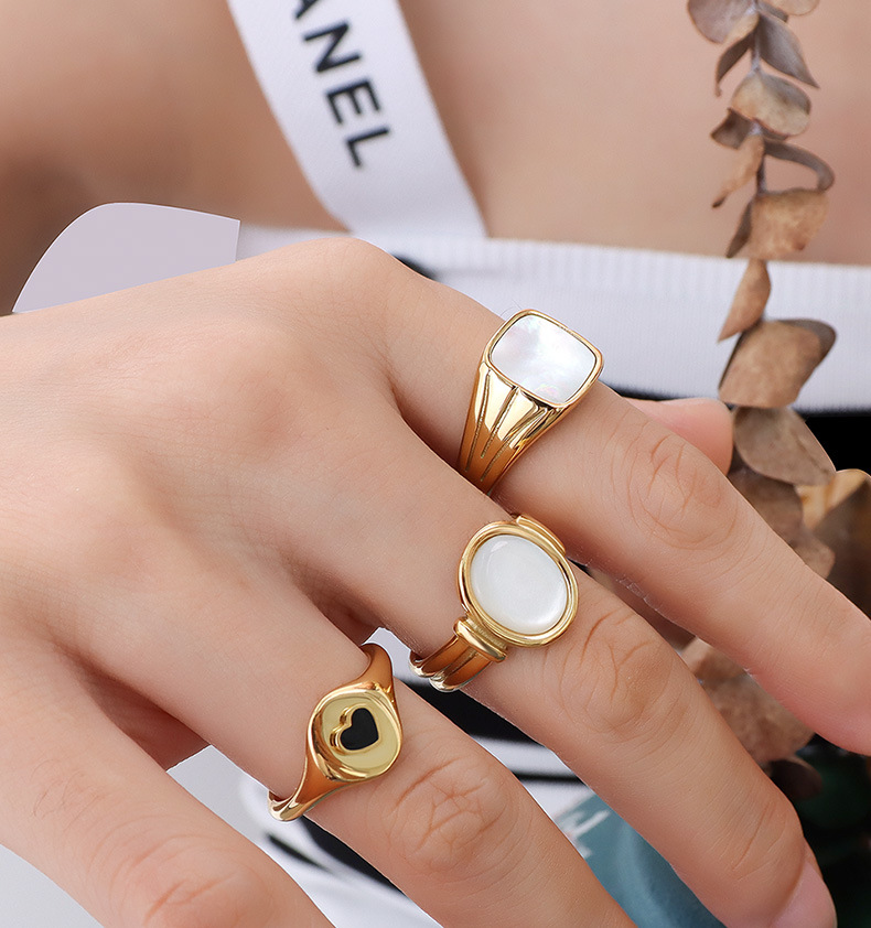 6g Weight Travel Occasion Korean Light Luxury Niche Irregular Hip Hop Popular Stainless Steel 18k Jewelry