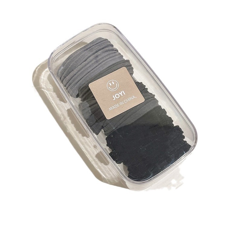 Anillo de cabello para niños, cuerda de cabello de cola de caballo alta, cuerda de cabello para niñas, alta elasticidad, banda de goma no lesionada, funda de cuero para niñas