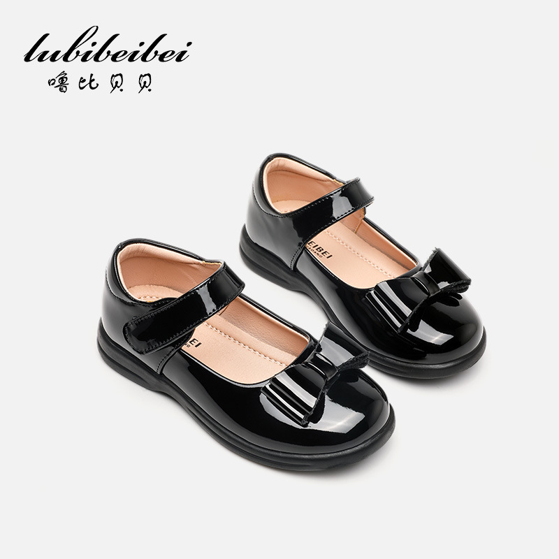 Girls' Leather Shoes New Style Girls British Style Primary School Performance Shoes Children's Black Single Shoes College Princess Dropshipping Girls' Leather Shoes New Style Girls British Style Primary School Performance Shoes Children's Black Single Shoes College Princess Dropshipping