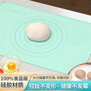 Silicone Kneading Mat Non-slip Food Grade Thickened Rolling Mat Kitchen Baking Mat Non-stick and Mat Enlarge Silicone Mat