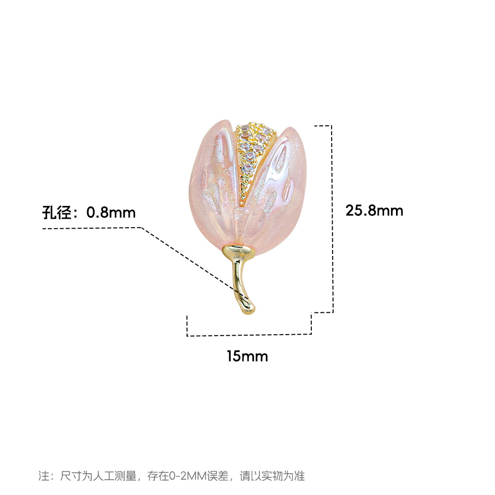 Heidi familia aleación de zircon pistacho colgante colgante perlas a granel llavero accesorios joyería