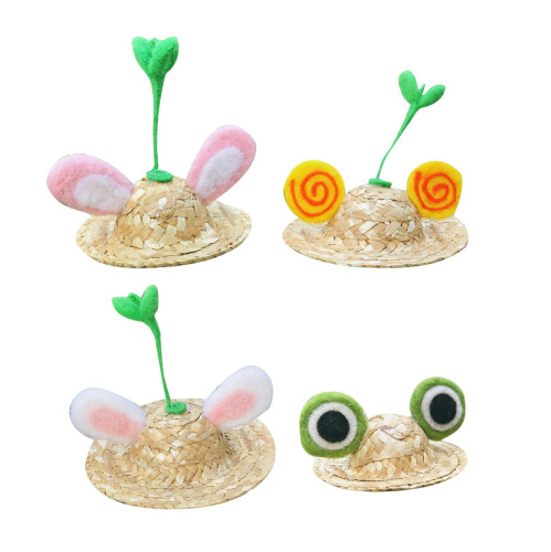 Cross-border exclusive felt rabbit fox cat ear children's clothing accessories felt decorative animal hair accessories