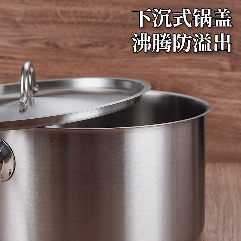 厚みのあるステンレス製スープポット、複合底電磁調理器、ユニバーサルシングルハンドル、業務用ベーキング、洋食ソース、ノンスティック小型ミルクポット|undefined