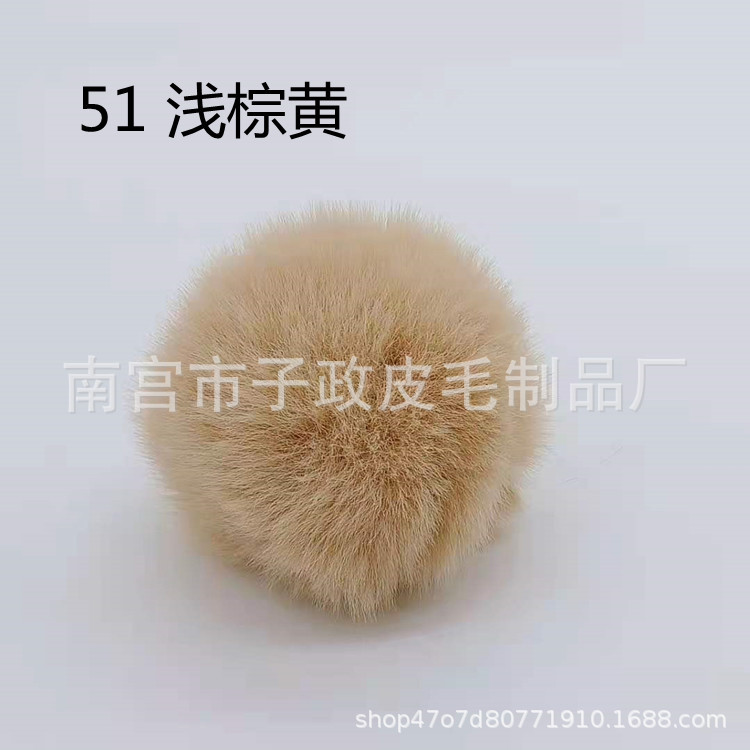 Bola de piel de conejo de imitación 6cm7cm8cm9cm10cm Bola de piel al por mayor hecha a mano DIY joyería ropa zapatos accesorios adornos