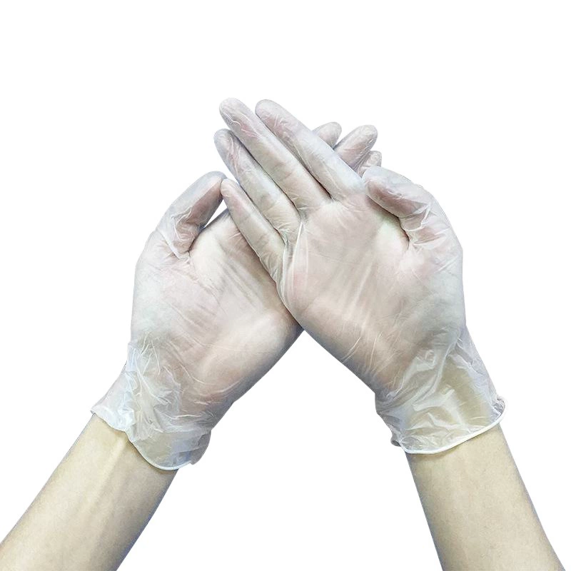 Одноразовые резиновые перчатки из ПВХ без пудры с вышивкой для выпечки и чистки бытовых перчаток для пищевых продуктов