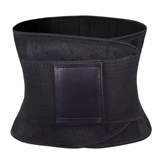 Cross-Border European and American Support Belt Sports Women's Lumbar Support Belt Breathable Squat Double-Layer Fitness Abdominal Belt