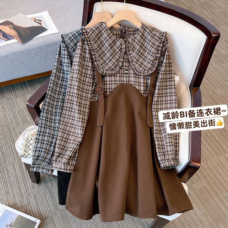  春  M-4XL 大きいサイズ ワンピース