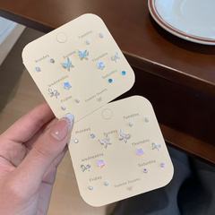女性用バタフライイヤリング 2025 新しい人気のニッチデザイン春夏イヤリング甘くて絶妙な韓国版寝るときに外す必要はありません