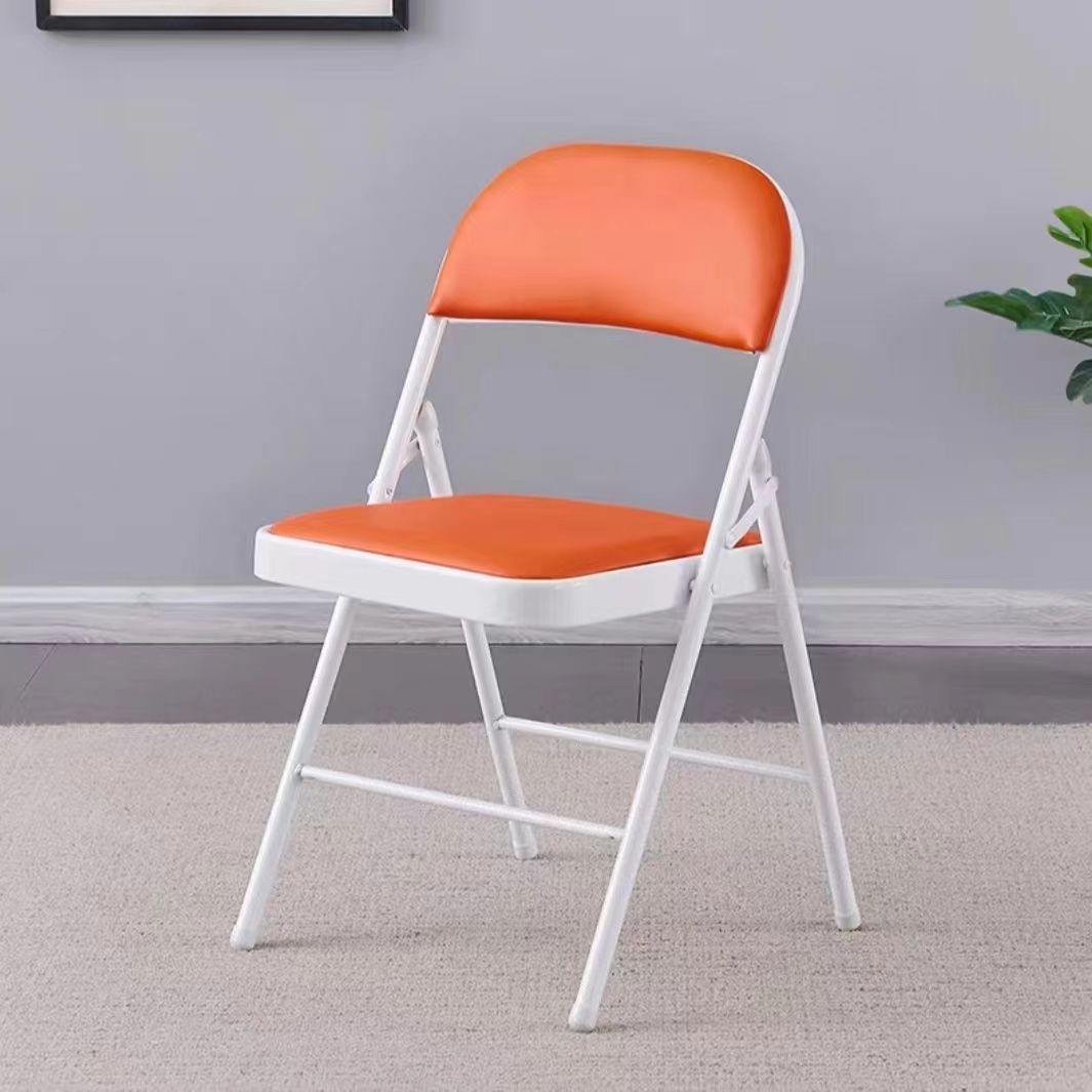 철판 바닥 PU 표면 흰색 프레임 주황색 표면