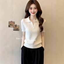 ��ϵʱ����֯������t��Ů�ļ�2026�¿��������ⴿɫ���³�A10733