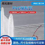 厂家供应屋面塑钢瓦PVC出口装高坑瓦平改坡高档别墅隔热塑料瓦片