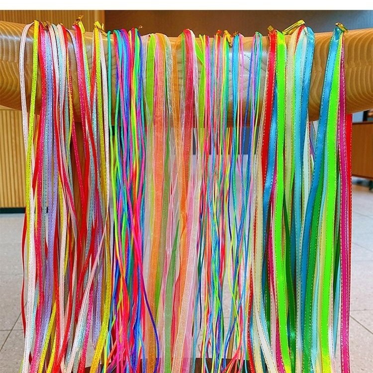 Cuerda Multicolor para Trenzas Tela Multicolor para Peinados y Rastas image 4