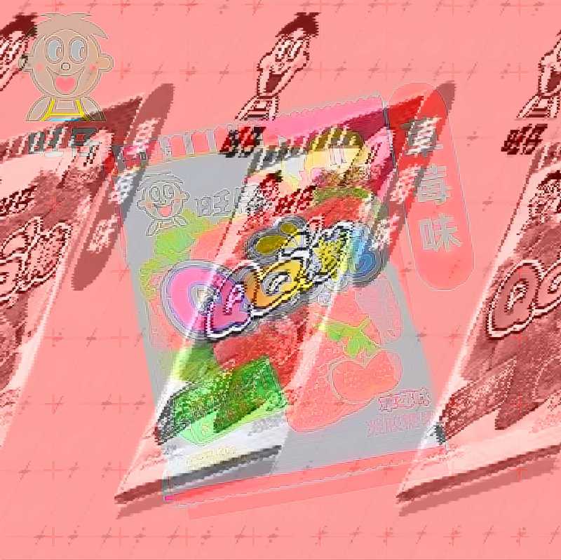 旺仔 QQ糖草莓味 20g 5袋/件|undefined