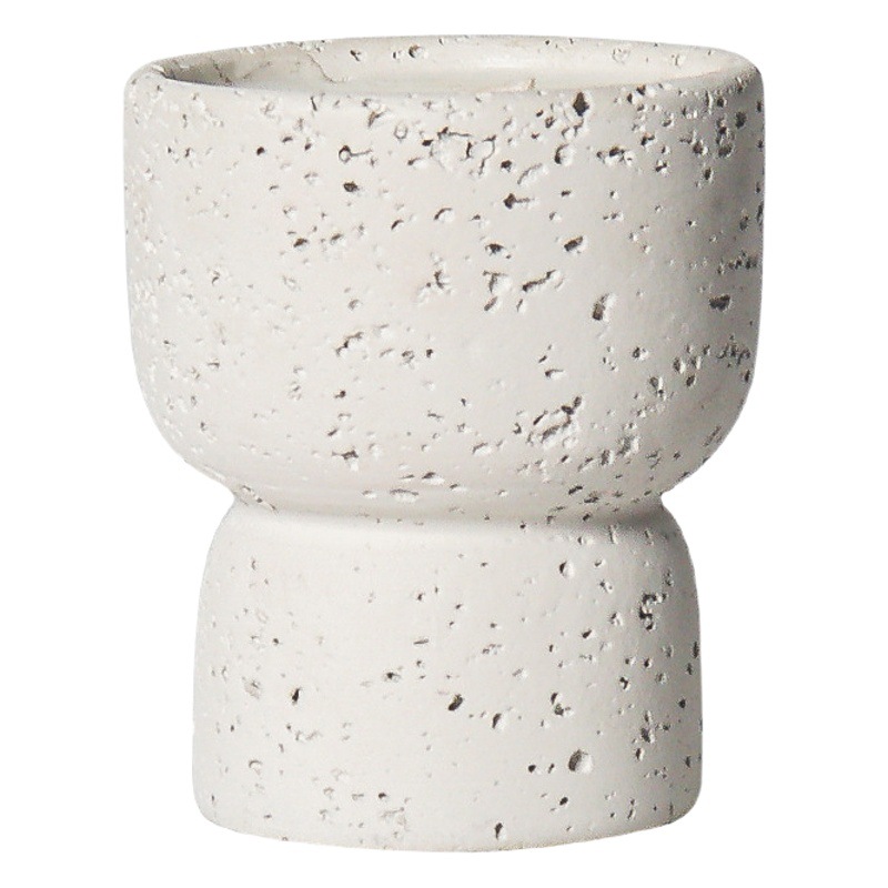 Transfronterizo simple cemento hogar aromaterapia vela vacía taza DIY de alta apariencia artesanías de interior candelabro decoración adornos