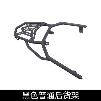 Motorcycle Rear Rack, Tail | Motorcycle frame - black-ordinary-rear-shelf