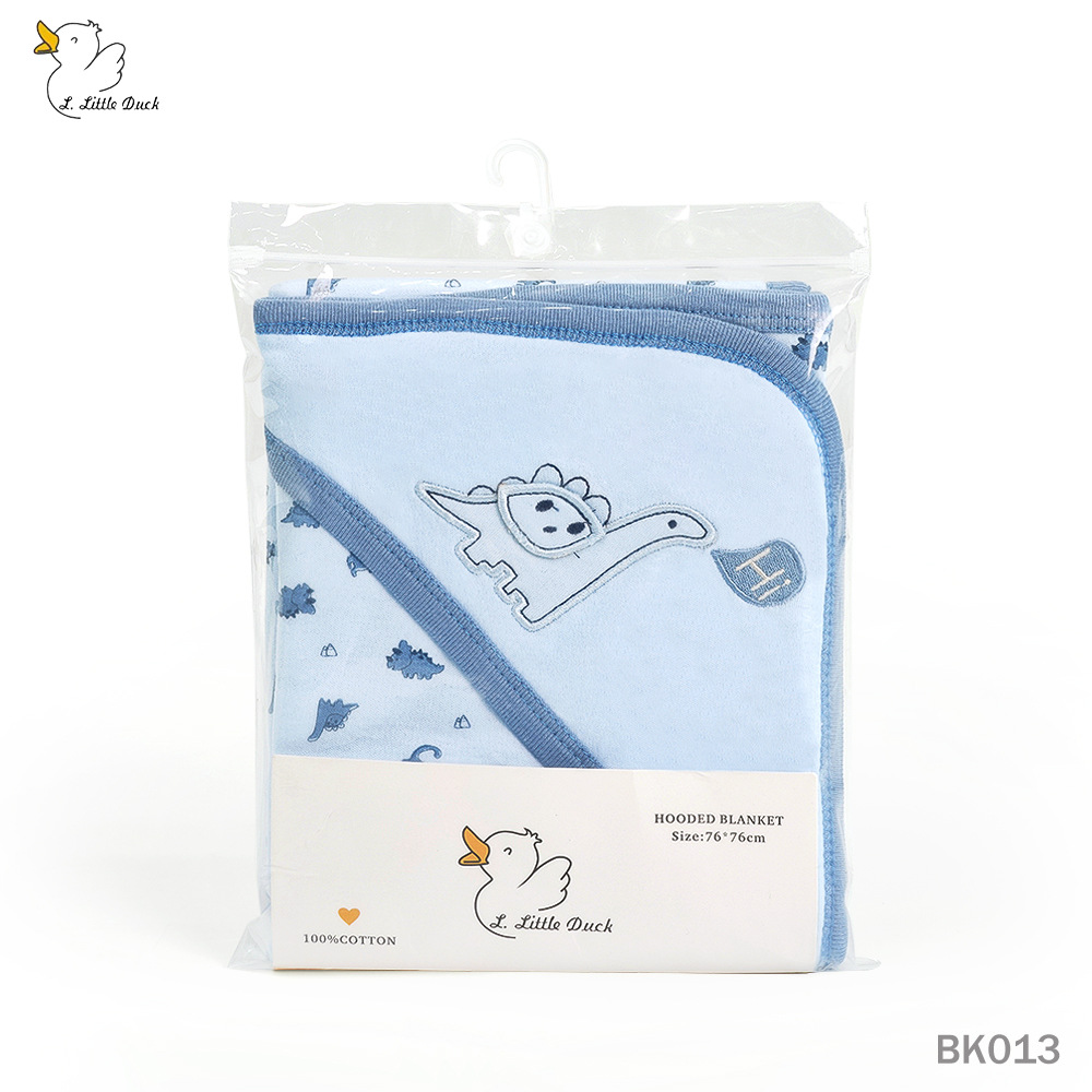 Cuatro estaciones婴儿 universal doble capa encapuchado bolsas bordadas de dibujos animados bebés transpirables calmar al recién nacido mantas
