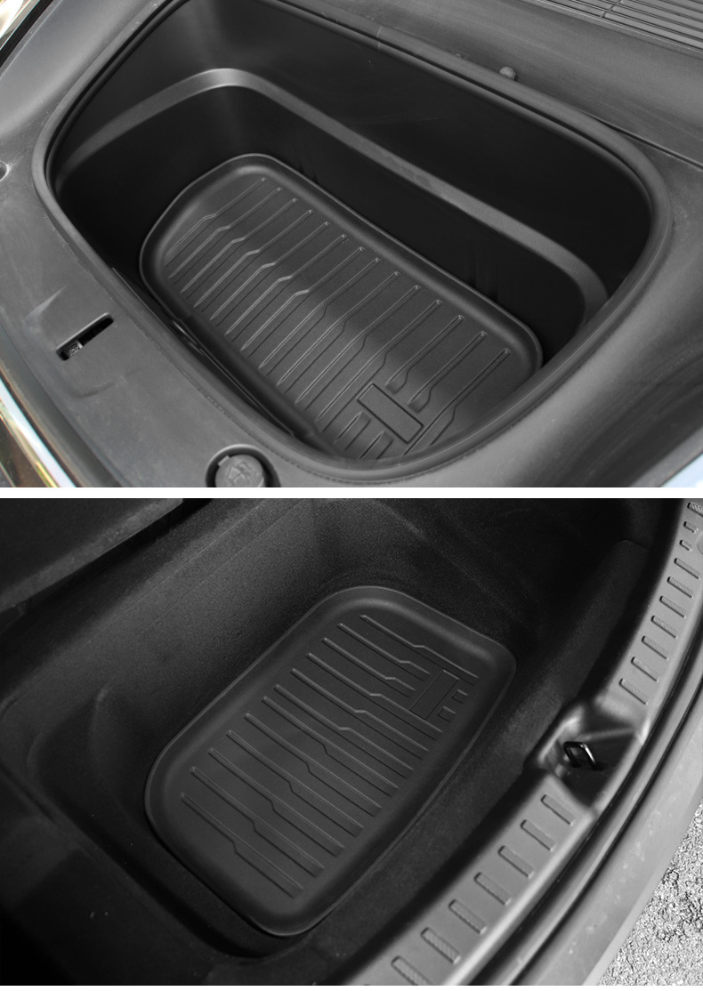 Suitable for Tesla trunk mat Model Y/YL/3 new version six-seater front and rear trunk mat full waterproof accessories