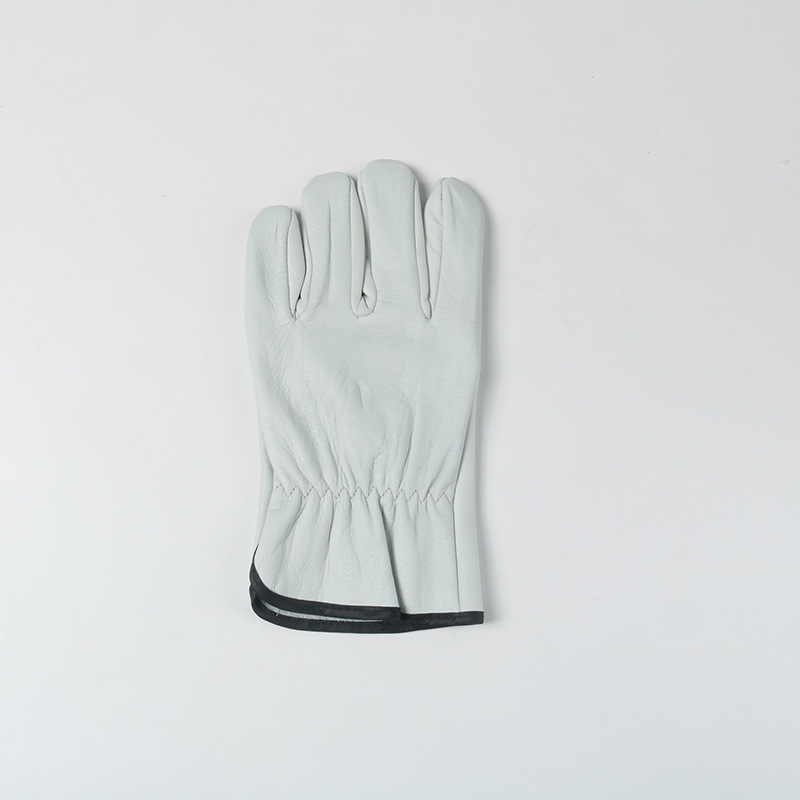 Guantes de conductor de piel de vaca guantes de protección laboral resistentes al desgaste guantes de soldadura eléctrica aislamiento térmico guantes de protección laboral fabricantes de muestras