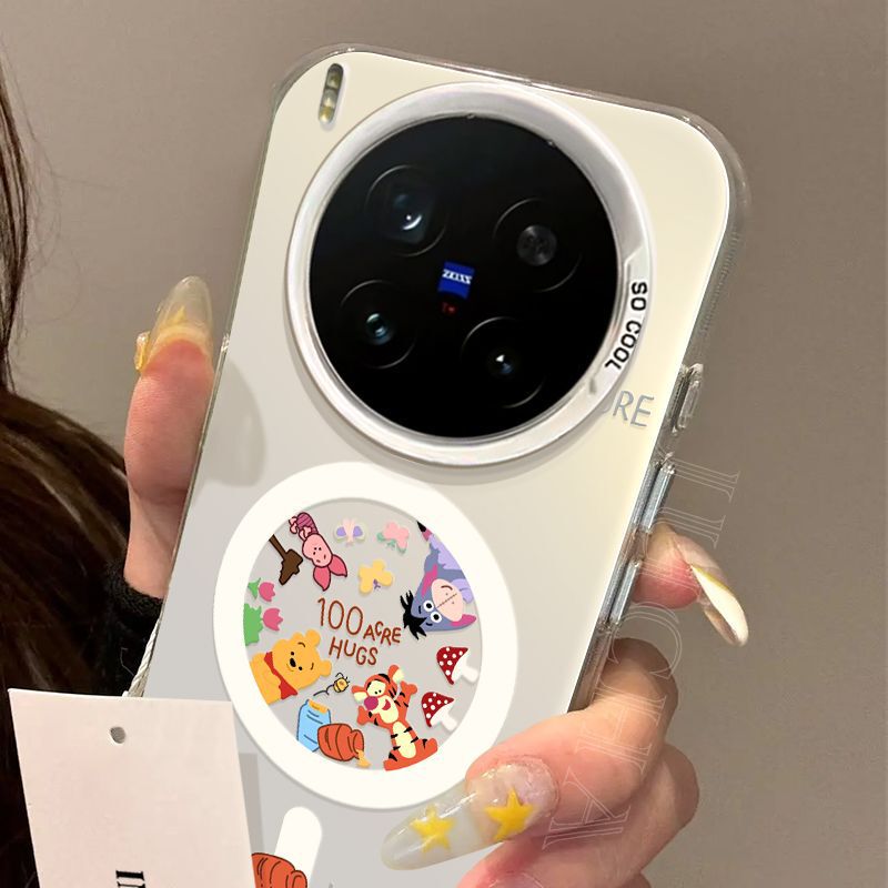 适用vivox200pro手机壳卡通设计感VIVOx200s小众x200女可爱维尼熊|undefined