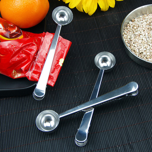 Cross-border 304 stainless steel graduated measuring cup and measuring spoon five-piece set milk powder coffee spoon baking measuring spoon set