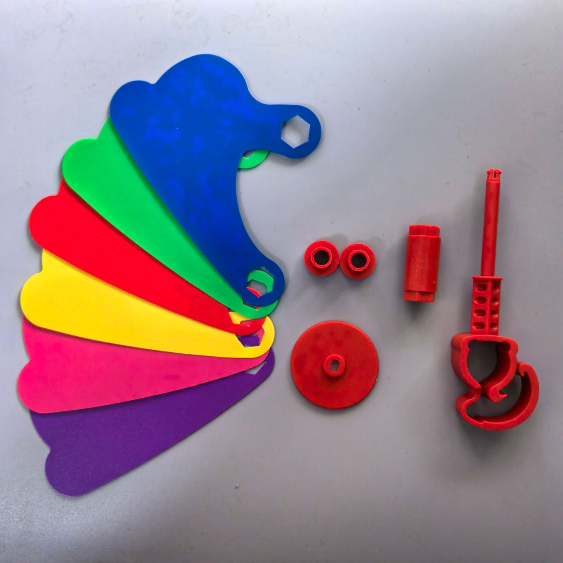 Short rod with accessories + windmill pieces