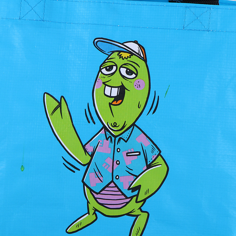 Bolsas de tejido portátiles personalizadas bolsas de compras de gran capacidad con logotipo impreso publicitario de exhibición de regalos bolsas de almacenamiento engrosado