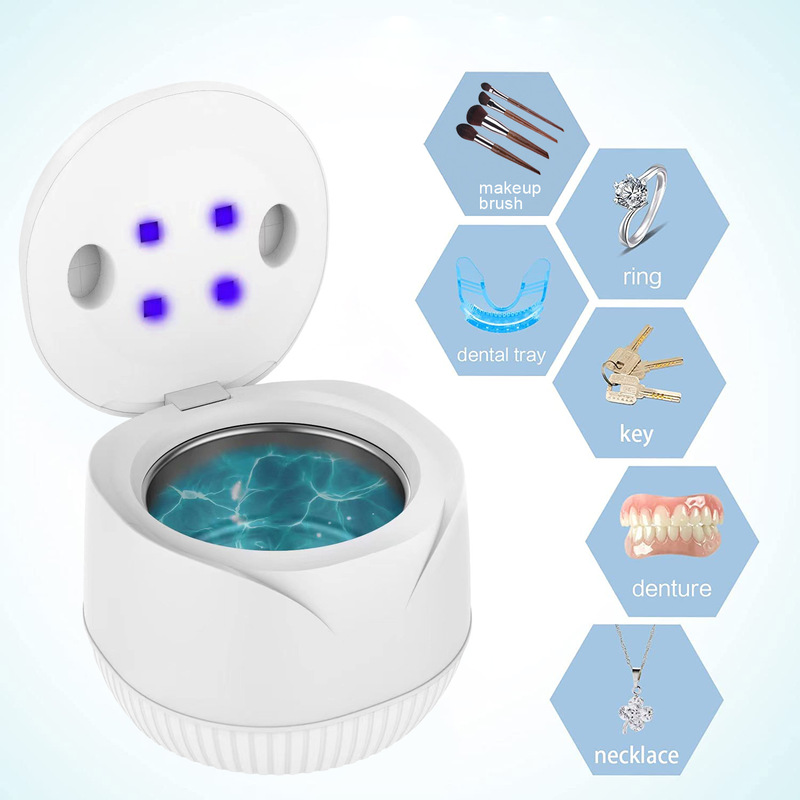 Household 24W Ultrasonic Denture Cleaning Machine Contact Lens Jewelry Cleaning Machine Cross-border Explosions