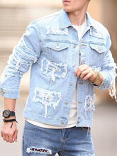 E 31178 Trendy Street Youth Denim Jacket ����ţ������