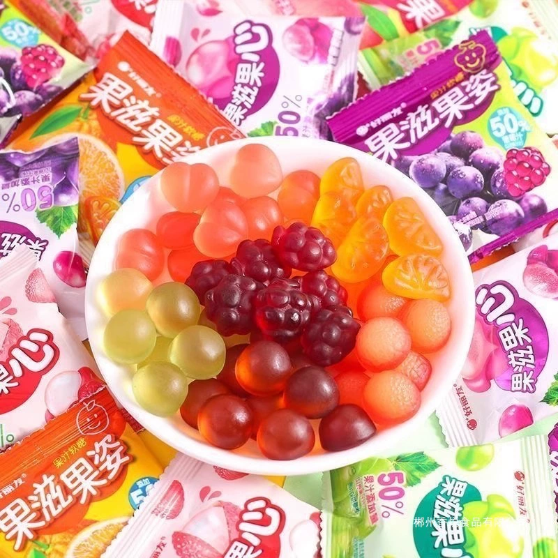 Гумми с ароматом клубники-ягоды Orion Fruit Heart, образец для детей, многоароматные конфеты, набор вкусов