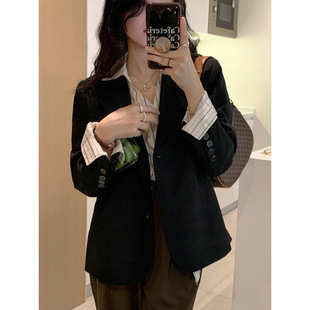 Casual Short Chic Petite Blazer for Women, New Stylish French-Style Jacket for Women