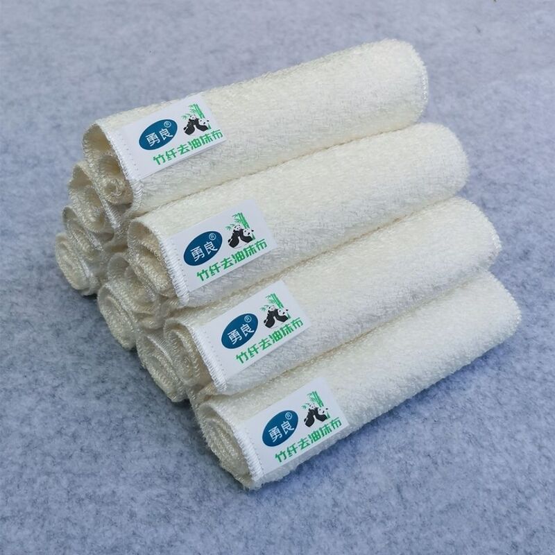 18x 23 Yongliang dishwashing cloth bamboo fiber dishwashing towel is not easy to get oil dishwashing cloth soft absorbent kitchen scouring pad