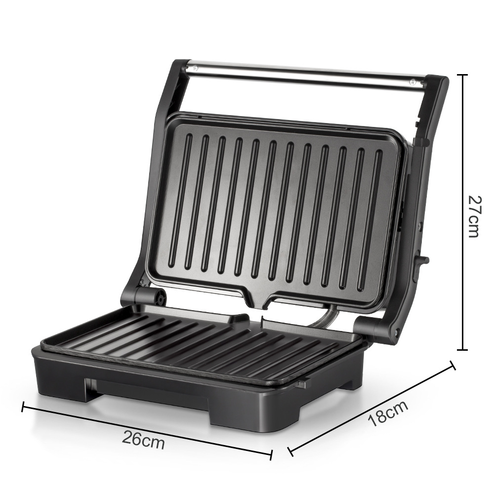 Gränsöverskridande hemlagad frukost och korvhamburgerbrödrost, biffmaskin, grillmaskin_voghion.com