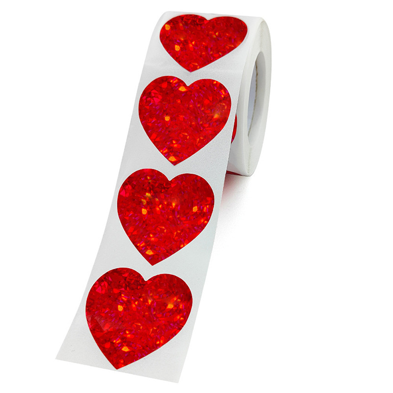 Herzform Ferien Täglich Valentinstag Kupferplattenaufkleber Einfacher Stil Klebeband display picture 2