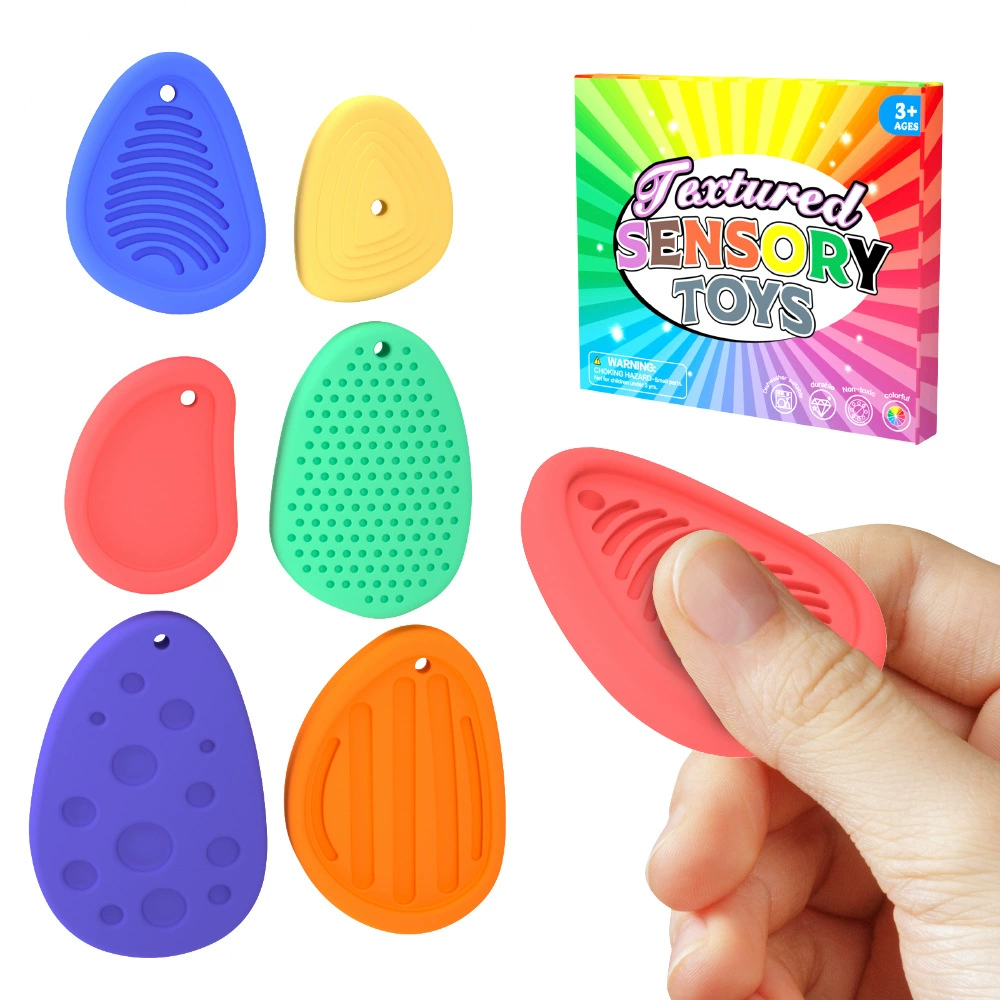 Fidget Toys детский силиконовый сенсорный камень пищевой декомпрессионный камень текстура завод спот мягкий тревожный камень