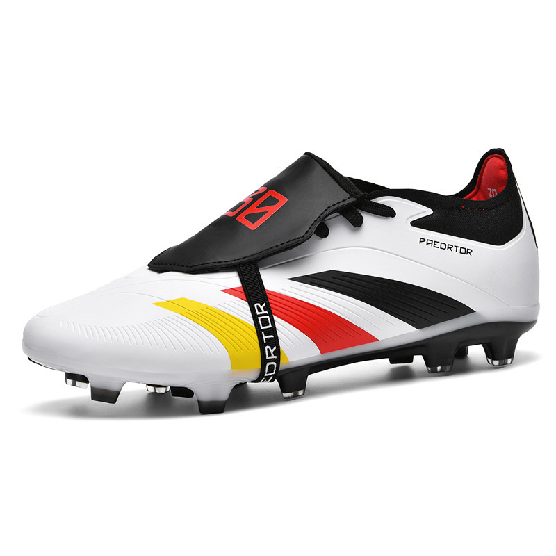 Spot cross-border Putian sin costuras zapatos de fútbol Messi zapatos deportivos de entrenamiento de uñas largas para jóvenes de corte bajo para hombres