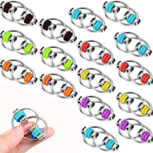fidgetcube成人发泄自行车铁链玩具解压金属钥匙扣减压链条批发