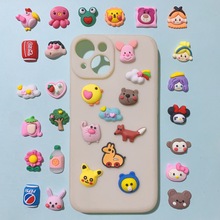 小标软胶配饰手机壳DIY卡通PVC水杯冰箱贴洞洞鞋扣橡胶收纳盒配件