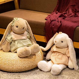 可爱百合兔子毛绒玩具公仔抱枕玩偶布娃娃超软床上睡觉女孩安抚