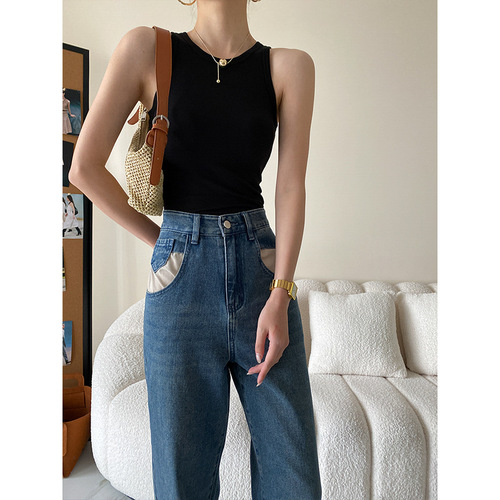 Sinan with breast pads, supermodel's everyday casual and fashionable shoulder-covering cover-up breasts, worn under a vest and outside with suspenders SN2824