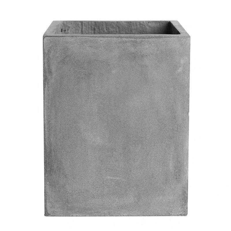 Macetas de barro de viento industrial de celebridades de Internet Macetas de plantación de plantas verdes de monstera retro Macetas de cemento cilíndricas ins al por mayor