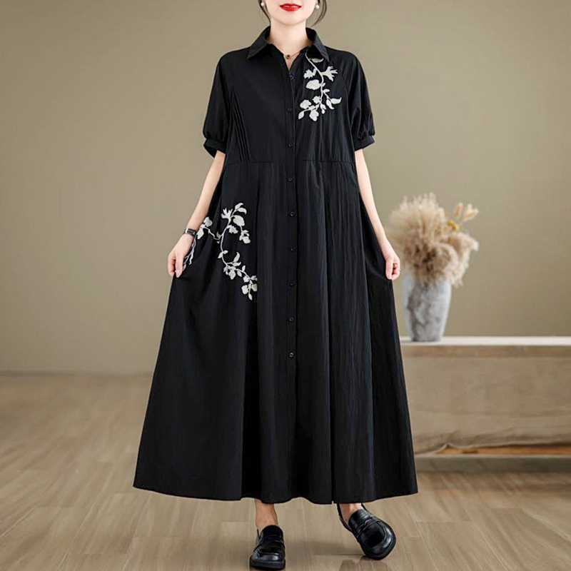  夏  L-XL 大きいサイズ ワンピース