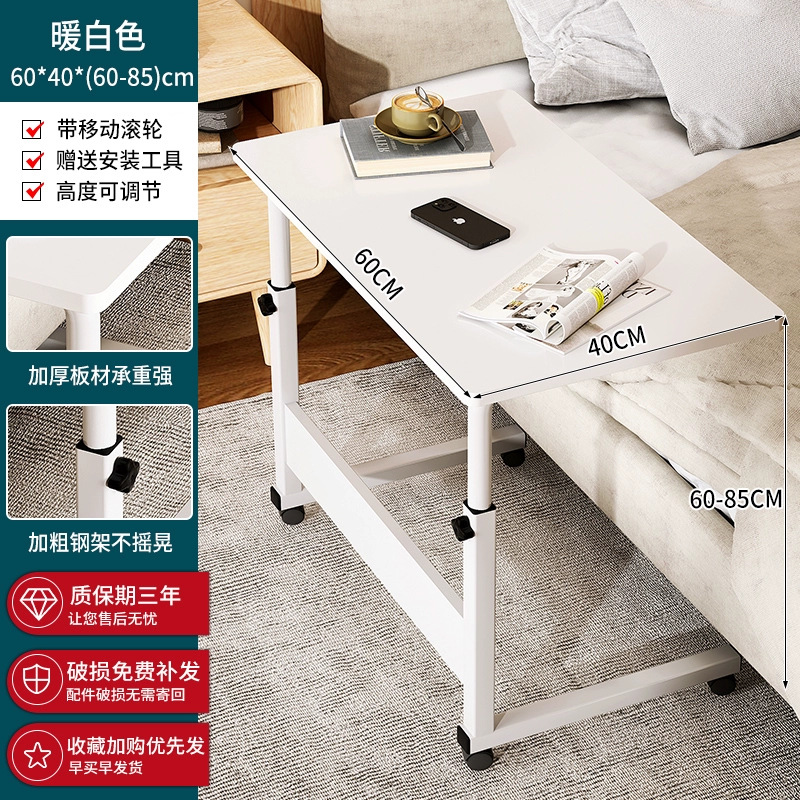 Mesa de cama elevadora móvil dormitorio de estudiantes mesa de estudio escritorio escritorio de escritorio escritorio de escritorio dormitorio escritorio de computadora pequeña mesa