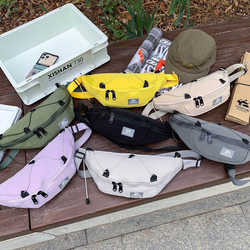 Corea del Sur Chao Cool bolso de pecho para niños y niñas, deportes casuales, letras extranjeras, mochila para bebés, bolso de moda para niños